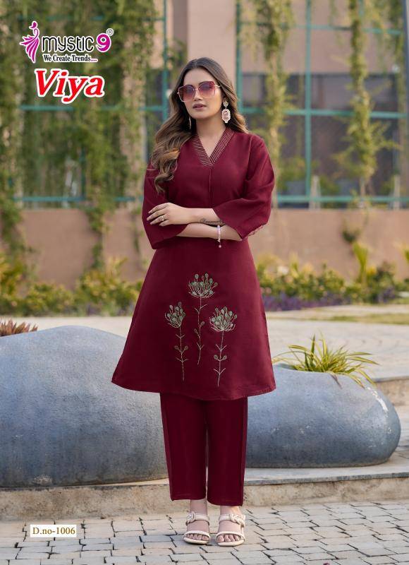 Mystic9 viya vol 1 coord set Fancy kurti wholesalers in Delhi